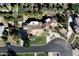 Aerial view of a large house with a curved driveway and pool at 2222 N Val Vista Dr # 3, Mesa, AZ 85213