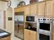 Modern kitchen with stainless steel appliances and granite countertops at 2222 N Val Vista Dr # 3, Mesa, AZ 85213