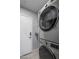 Convenient laundry room with LG washer and dryer, and extra shelving at 158 W Commerce Ct, Gilbert, AZ 85233