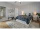 Spacious bedroom with modern decor, large bed, and plenty of natural light at 158 W Commerce Ct, Gilbert, AZ 85233