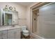 Bathroom includes a shower/tub combo and updated vanity at 10829 W Hibiscus Dr, Sun City, AZ 85373