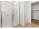 Shower with glass enclosure and grab bar at 24741 N 175Th Dr, Surprise, AZ 85387