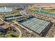 Aerial view of community tennis and pickleball courts at 24741 N 175Th Dr, Surprise, AZ 85387