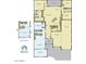 Floor plan showing a spacious layout with a 2-car garage at 24741 N 175Th Dr, Surprise, AZ 85387