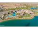 Resort-style pool and clubhouse with lake views at 24741 N 175Th Dr, Surprise, AZ 85387