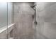 Modern shower with grey tile and glass enclosure at 1859 N Morris --, Mesa, AZ 85201