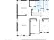 Second floor home floor plan with Primary bedroom and other bedrooms at 10468 W Palm Ln, Avondale, AZ 85392