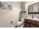 Elegant bathroom with a modern vanity and toilet at 41619 N River Bend Rd, Anthem, AZ 85086
