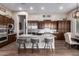 Gourmet kitchen with ample cabinetry and a large island at 41619 N River Bend Rd, Anthem, AZ 85086
