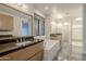Luxurious bathroom with soaking tub, double vanity, and walk-in shower at 24005 N 45Th Dr, Glendale, AZ 85310