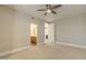 Bedroom with ensuite bathroom and ceiling fan at 24005 N 45Th Dr, Glendale, AZ 85310