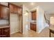 Kitchen pantry with ample shelving for storage at 3795 E Latham Ct, Gilbert, AZ 85297