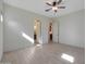 Bedroom with access to bathroom and hallway at 16375 S 180Th Dr, Goodyear, AZ 85338