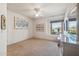 Spacious bedroom with large window and carpeted floor at 25210 N 90Th Way, Scottsdale, AZ 85255