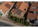 Aerial view of house and surrounding area at 2164 S Catarina --, Mesa, AZ 85202