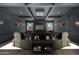 Home theater with comfortable seating and large screen at 1480 E Raven Ct, Gilbert, AZ 85297
