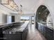 Modern bar with marble countertop and stylish lighting at 1480 E Raven Ct, Gilbert, AZ 85297