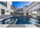 Luxury pool with spa and covered patio area, perfect for entertaining at 1480 E Raven Ct, Gilbert, AZ 85297