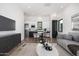 Open living area with kitchenette, dining, and seating at 1480 E Raven Ct, Gilbert, AZ 85297