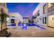 Night view of the resort-style pool and patio at 1480 E Raven Ct, Gilbert, AZ 85297