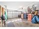 Attached two-car garage with overhead storage at 6782 W Firebird Dr, Glendale, AZ 85308