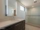 Modern bathroom with a walk-in shower at 37200 N Cave Creek Rd # 1002, Scottsdale, AZ 85262
