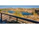 Stunning lake and mountain views from private balcony at 37200 N Cave Creek Rd # 1002, Scottsdale, AZ 85262