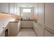 Bright laundry room with custom cabinetry and sink at 37200 N Cave Creek Rd # 1002, Scottsdale, AZ 85262