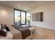 Main bedroom with access to pool and patio at 37200 N Cave Creek Rd # 1002, Scottsdale, AZ 85262