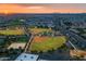 Baseball and basketball courts with sunset view at 9645 E Theia Dr, Mesa, AZ 85212