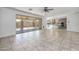 Open living space with kitchen and backyard access at 9645 E Theia Dr, Mesa, AZ 85212