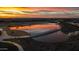 Scenic community lake with walking paths at 9645 E Theia Dr, Mesa, AZ 85212