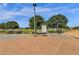 Park entrance with paved pathways, a bench, and informational signage at 3574 E Glacier Pl, Chandler, AZ 85249