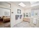 Bathroom with walk-in shower and double vanity at 16001 W Huron Dr, Sun City West, AZ 85375