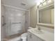 Clean bathroom with walk-in shower and vanity at 7402 E Carefree Dr # 209, Carefree, AZ 85377