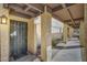 Private entryway with covered walkway leading to the front door at 7402 E Carefree Dr # 209, Carefree, AZ 85377
