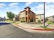 Three-story townhome with front yard and street view at 1434 E Romley Ave, Phoenix, AZ 85040