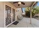 Covered patio with seating area, perfect for outdoor relaxation at 28629 N Zircon Ct, San Tan Valley, AZ 85143