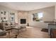 Community room with fireplace and kitchenette at 9550 E Thunderbird Rd # 155, Scottsdale, AZ 85260