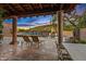 Stunning pool and patio area with mountain views at 9533 E Rising Sun Dr, Scottsdale, AZ 85262