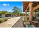 Spacious patio with pool, seating area, and mountain views at 9533 E Rising Sun Dr, Scottsdale, AZ 85262