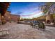 Luxury pool and patio area with fire pit and mountain views at 9533 E Rising Sun Dr, Scottsdale, AZ 85262