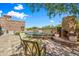 Inviting pool and spa area with seating and mountain views at 9533 E Rising Sun Dr, Scottsdale, AZ 85262