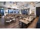 Elegant indoor dining area with modern lighting and decor at 11013 N Hershey St, Surprise, AZ 85388