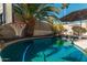 Refreshing pool with a basketball hoop nearby at 959 W Myrtle Dr, Chandler, AZ 85248
