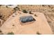 Aerial view of single-story home on a large lot at 310 N Brower Rd, Maricopa, AZ 85139