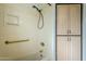 Bathroom with shower, tub, and built-in storage at 18533 E Paseo Verde Dr, Rio Verde, AZ 85263