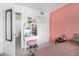 Bedroom with a vanity, double bed, and a view into another room at 600 S Dobson Rd # 18, Mesa, AZ 85202