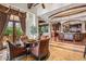 Game room with a game table and access to outdoor patio at 10612 E Winter Sun Dr, Scottsdale, AZ 85262
