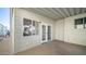 Covered patio with double doors and window at 648 Hawks Eye Dr # 648, Apache Junction, AZ 85119